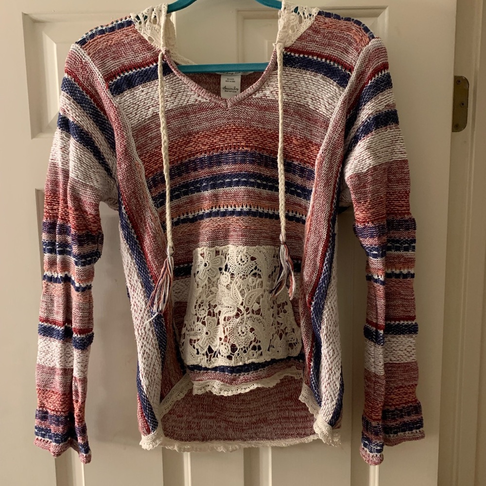 Sweater with Lace